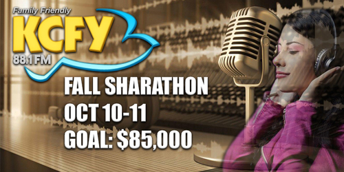 KCFY FALL SHARATHON IS COMING EARLY THIS YEAR!